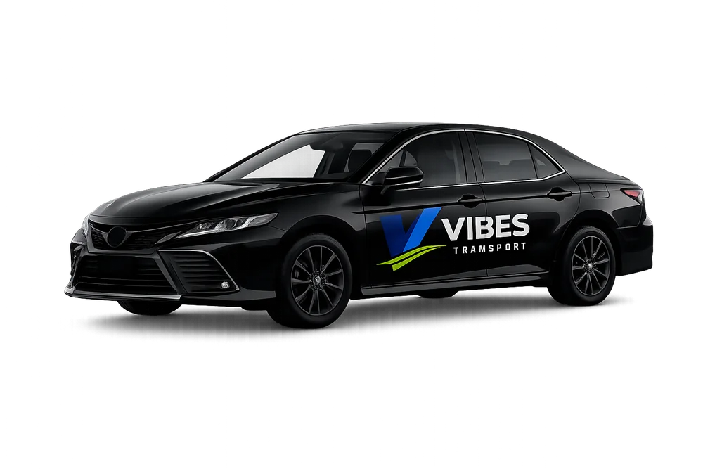 Sedan with chauffeur from the Vibes fleet