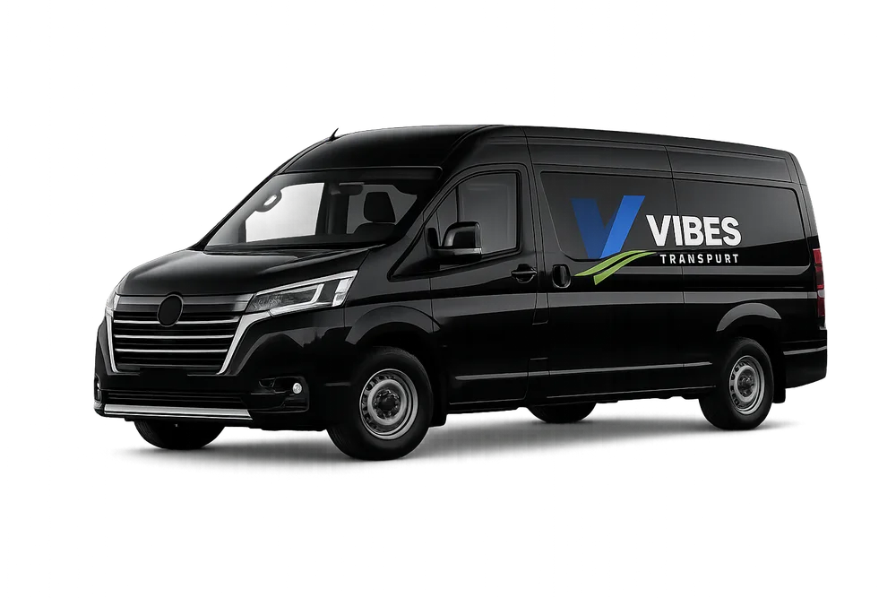 Van H1 with chauffeur from the Vibes fleet